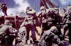 Tarawa: World War II, Marines invading Tarawa, 1943. ?