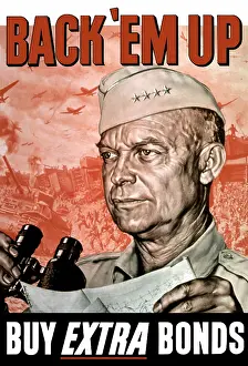 Eisenhower: World War II poster of General Dwight Eisenhower