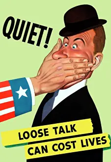 Urgency: World War II poster showing the hand of Uncle