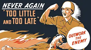 Comrade: World War II propaganda poster of a soldier