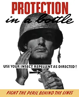 Advice: World War II propaganda poster of a soldier