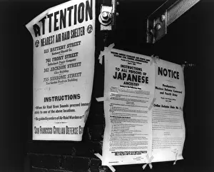 Exclusion: Three World War II public notices posted ?