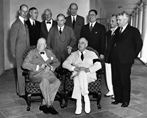 Soong: World War II. Seated, from left: British ?
