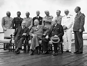 Leahy: World War II. Seated, from left: W.L. Mackenzie ?