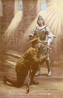 Spectral: World War One Patriotic postcard