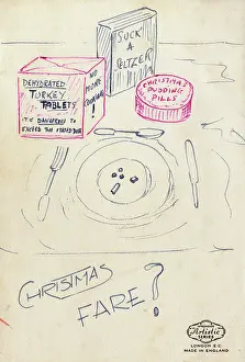 Meagre: World War Two Rationing - Christmas Dinner in pill form