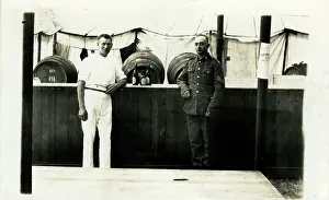 Ushers: World War One Sergeant in Beer Tent, Trowbridge, Wiltshire