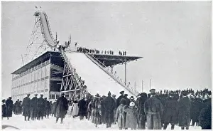 Alberta: Worlds Highest Ski Jump in Calgary, Alberta 1922