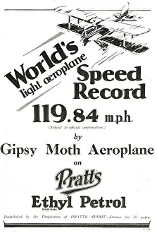 Pratts: World's Light Aeroplane Speed Record