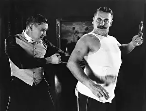 Waistline: Worried about his waistline