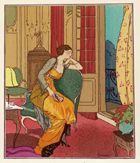 Puffed: Worth Evening Dress 1913