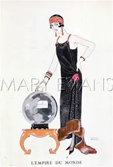 Diamante: WORTH EVENING GOWN 1924