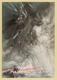 Brunnhilde: WOTAN RIDES TO ROCK