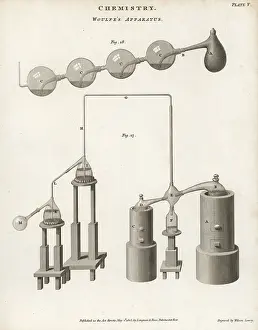 Mineralogist: Woulfe's alchemical apparatus for distilling the elixir