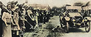 Barks: Wounded Australian troops are paraded through the streets