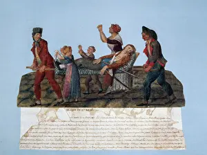 Lesueur: Wounded of the French Revolution