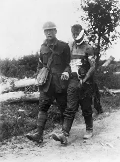Severely: Wounded German, 1918