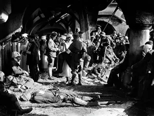 Westfront: Wounded German soldiers at the western front, 1918