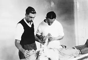 Treated: Wounded girl on the Eastern Front, 1941