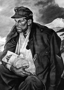 Narvik: Wounded Narvik Fighter by Ernst Kretschmann, 1941