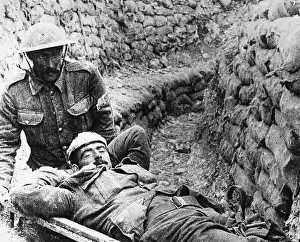 Boisselle: Wounded soldier 1916