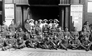 Haslingden: Wounded soldiers in Haslinden during WW1