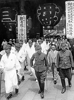 Recruit: Wounded soldiers in Sakura, 1930s