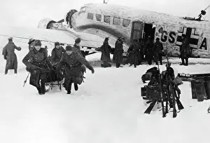 Ulrich: Wounded transport, Eastern Front during battles for Demyansk