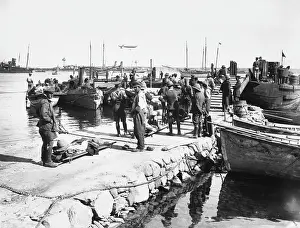 Mudros: Wounded transport WWI