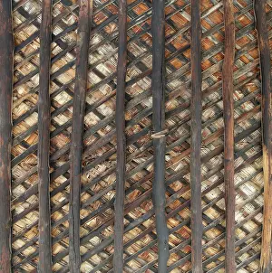 Pearling: Woven ceiling, Al Ghus House, Muharraq, Bahrain