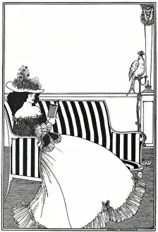 Cockatoo: Wrapper of catalogue of rare books by Aubrey Beardsley