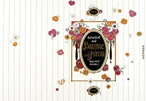 Flowered: Wrapper design, Savon au Baume du Perou