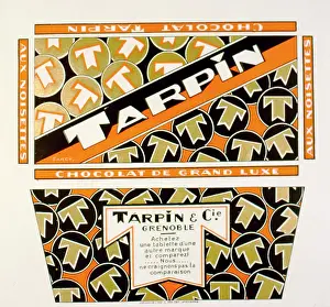 Chocolates: Wrapper design for Tarpin luxury chocolate