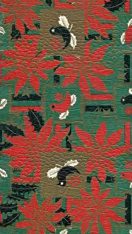 Poinsettia: Wrapping Paper Sample Design