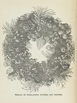 Hibberd: Wreath of everlasting flowers and grasses