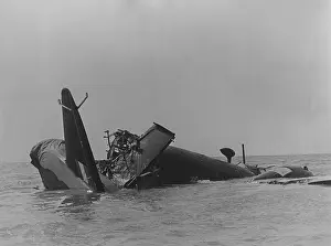 Fuselage: Wreck of a British bomber, 1939