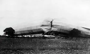 Zeppelins: Wreck of a zeppelin