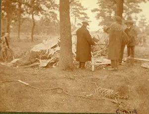 Fatal: The wreckage following Cody's fatal crash