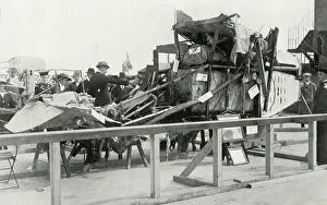 Hawkers: Wreckage of Hawker's Transatlantic Airplane
