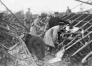 R101: Wreckage of R101 airship