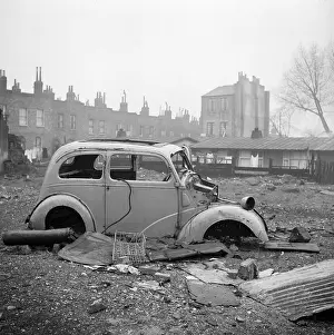 Dumped: Wrecked Car