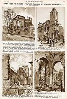 Jewry: Wren City churches: bombed masterpieces
