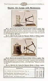 Wrench: Wrench carbon arc lamp for magic lantern projector