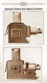 Wrench: Wrench japanned tinned magic lantern slide projector