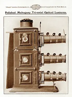 Wrench: Wrench mahogany triunial magic lantern projector