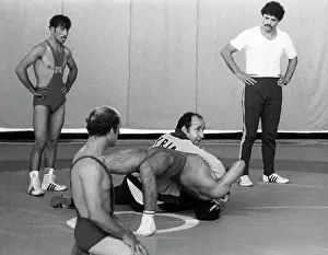 Wrestlers: Wrestlers training, 1980