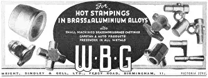 Gell: Wright Bindley And Gell. WBG Hot Stampings