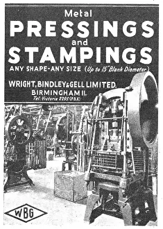 Pressings: Wright Bindley & Gell. WBG Pressings & Stampings