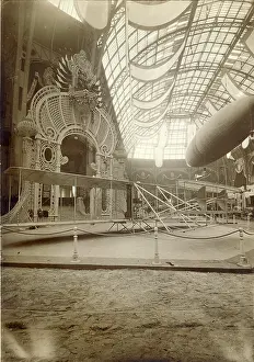 Wright stand at the Salon Aeronautique in 1909