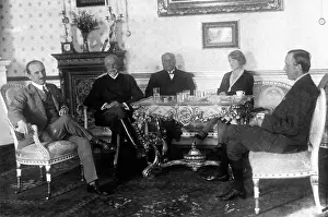 Benes : Writer Karel Capek, far right, with Mrs. Benes